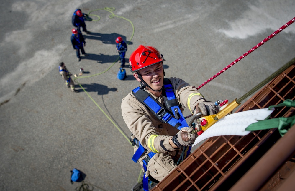 DVIDS - News - Langley firefighters rope way to preparedness
