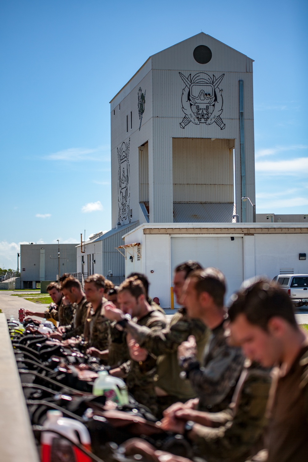 Soldiers Attend the U.S. Army Special Forces Combat Diver Qualification Course