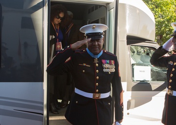 Sgt. Maj. Canley Medal of Honor Parade
