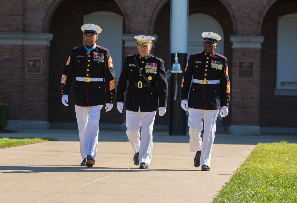 Sgt. Maj. Canley Visits Marine Barracks Washington