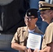 Naval Museum hosts a re-enlistment ceremony