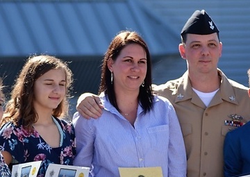 Naval Museum hosts a re-enlistment ceremony