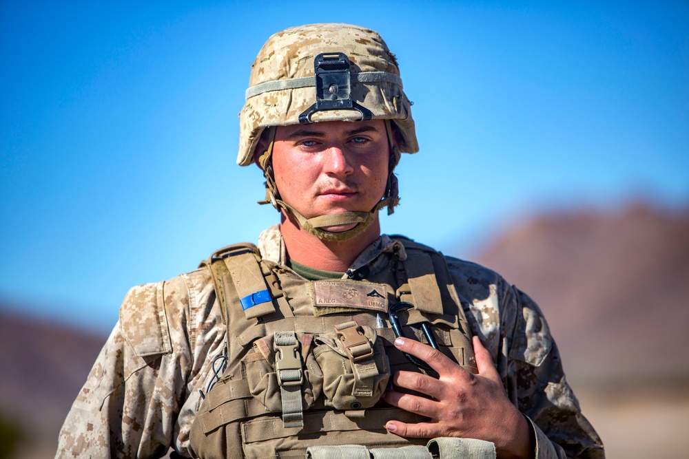 Shoot it down | CLB-4 Marines conduct motorized operations training during ITX 1-19
