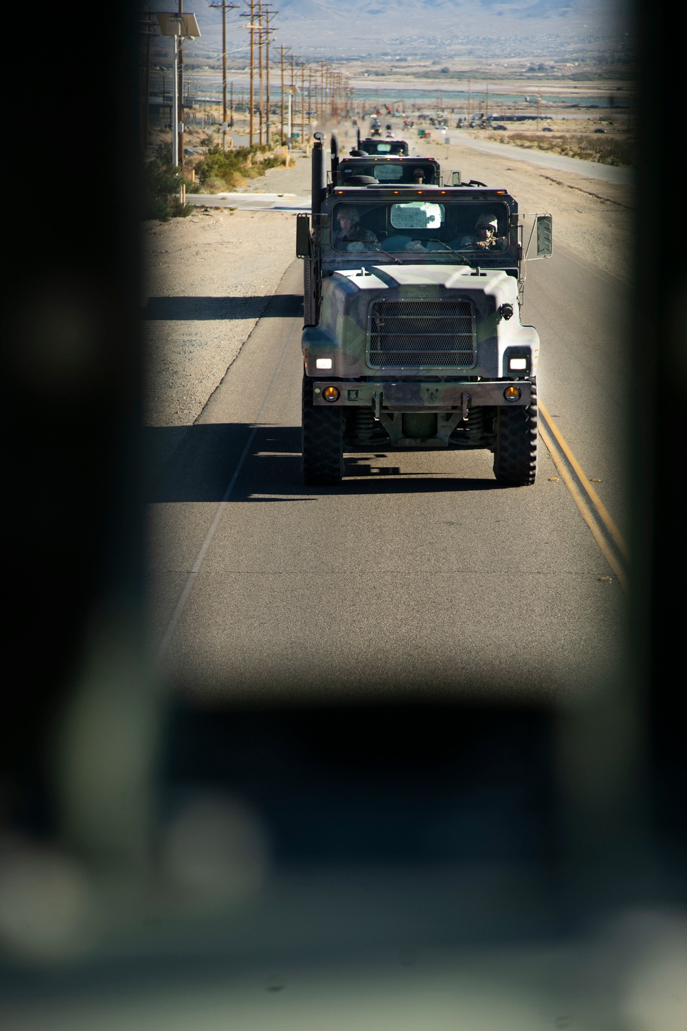 Move those trucks | CLB-4 Marines transport ammunition and gear during ITX 1-19