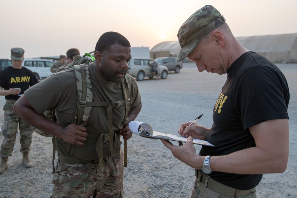 German Armed Forces Proficiency Badge at Camp Arifjan