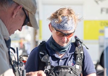 Urban search and rescue crews in Mexico Beach