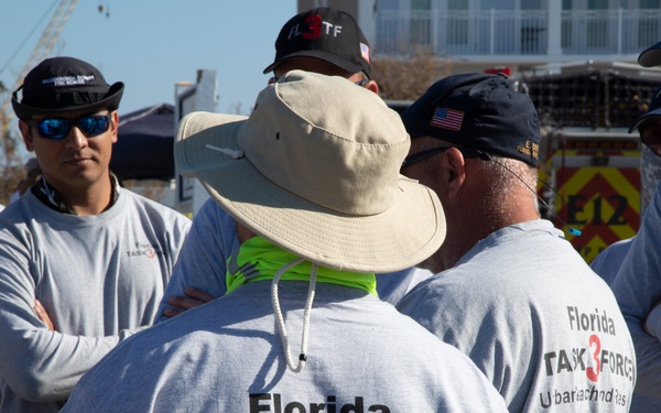 Urban search and rescue crews on the ground in Mexico Beach