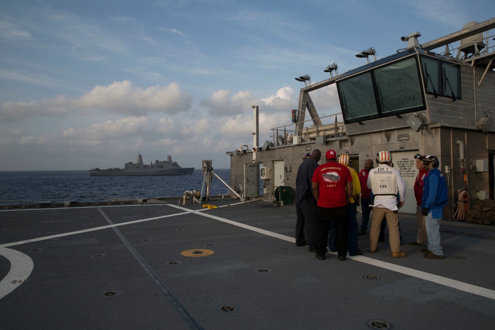 USNS Carson City and USS Anchorage Joint Operations