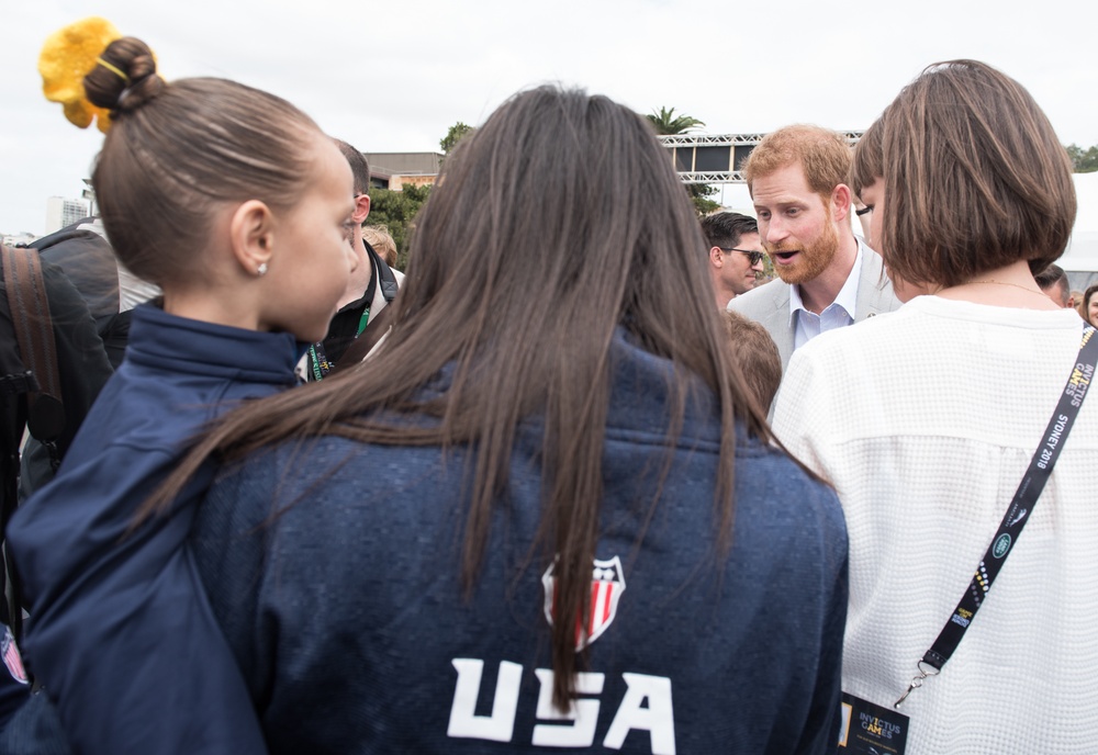 Prince Harry at Invictus Games Sydney 2018