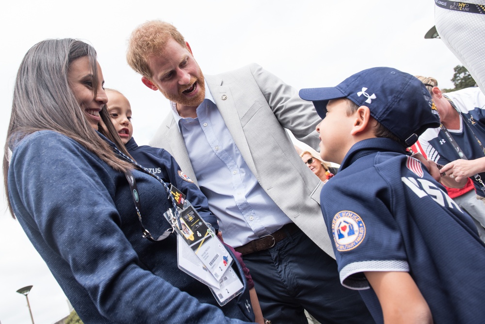 Prince Harry at Invictus Games Sydney 2018