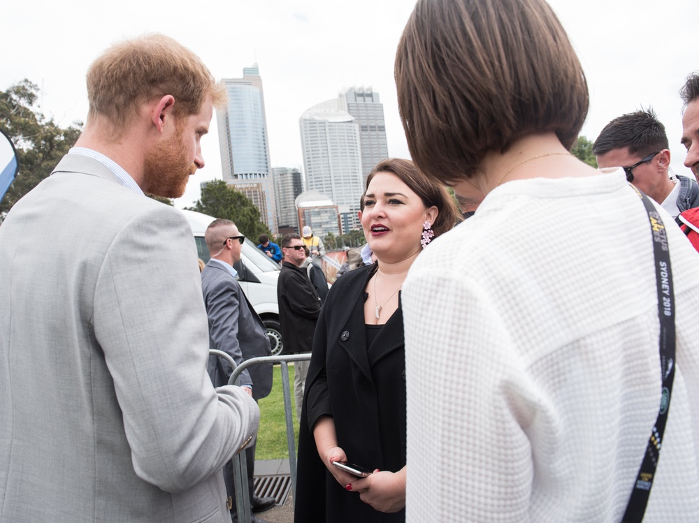 Prince Harry at Invictus Games Sydney 2018