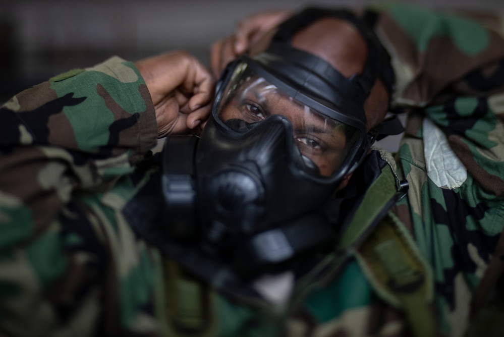 108th Wing Airmen train with protective gear