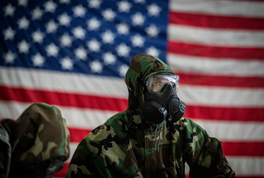 108th Wing Airmen train with protective gear