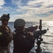 Marines Coach Sailors on pistol marksmanship and machine gunnery