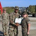 Sgt. Thornton awarded Army Achievement Medal from Charlie Battery 1-1 ADA