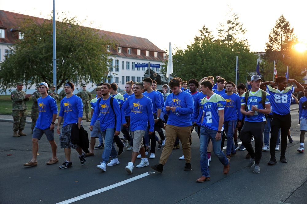 Wiesbaden High School 2018 homecoming parade