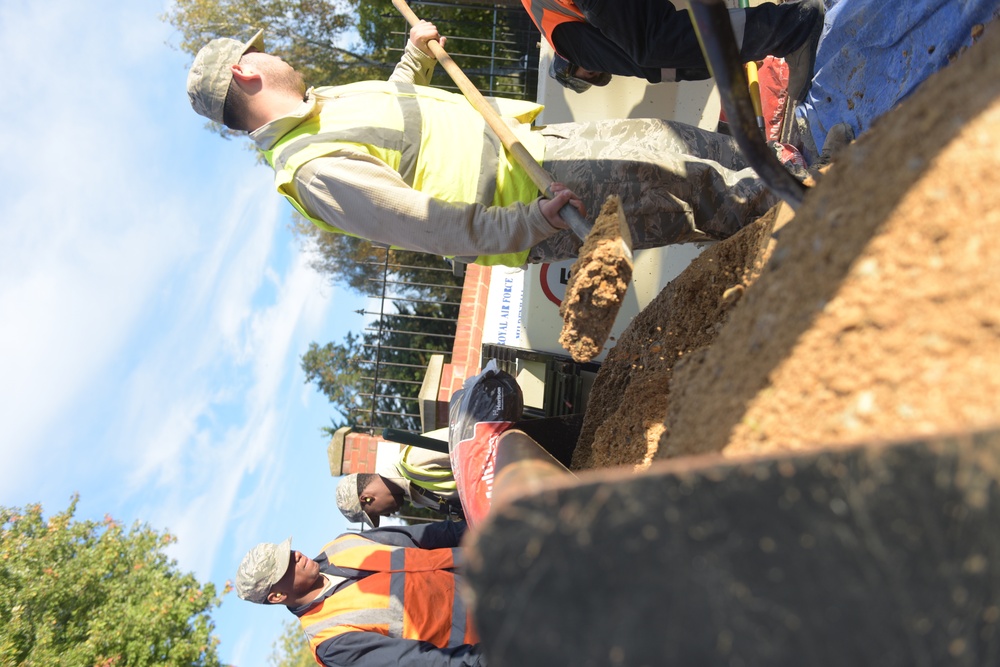 Construction on Gate 6 the Bird in Hand