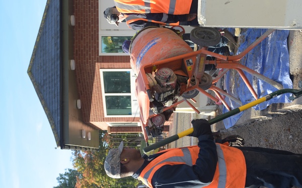 Construction on Gate 6 the Bird in Hand