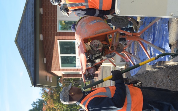 Construction on Gate 6 the Bird in Hand