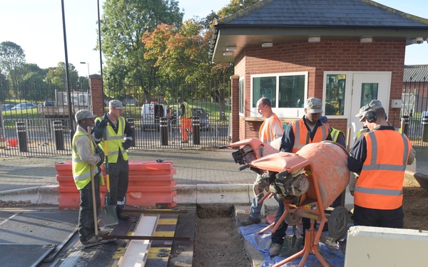 Construction on Gate 6 the Bird in Hand
