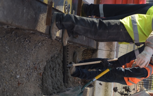 Construction on Gate 6 the Bird in Hand