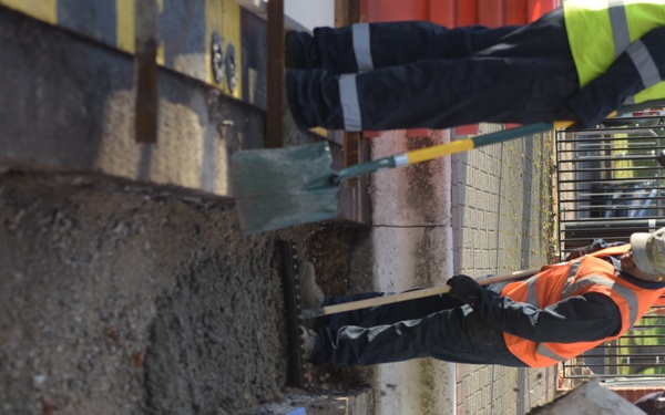 Construction on Gate 6 the Bird in Hand