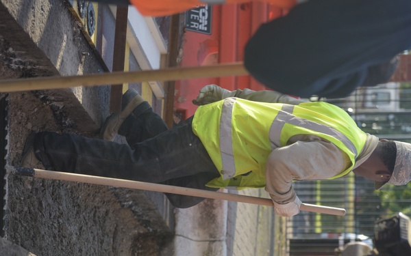 Construction on Gate 6 the Bird in Hand