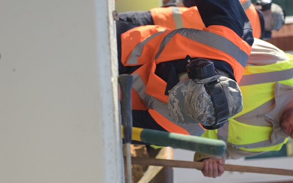 Construction on Gate 6 the Bird in Hand
