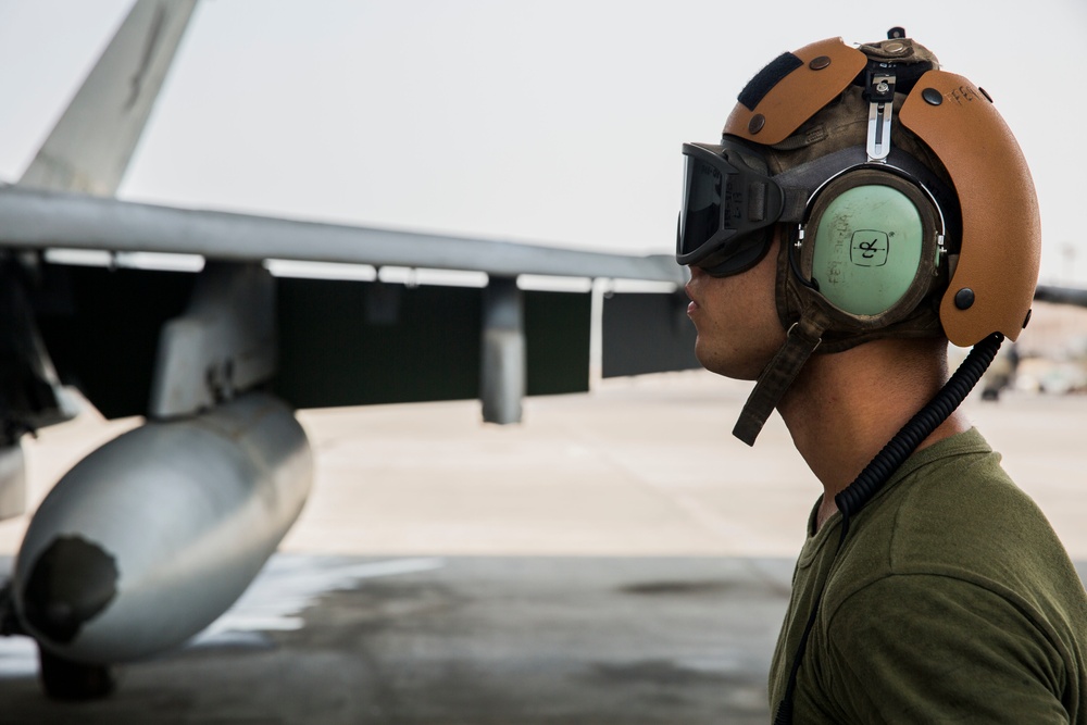 VMFA-115 CO Flight Preparation