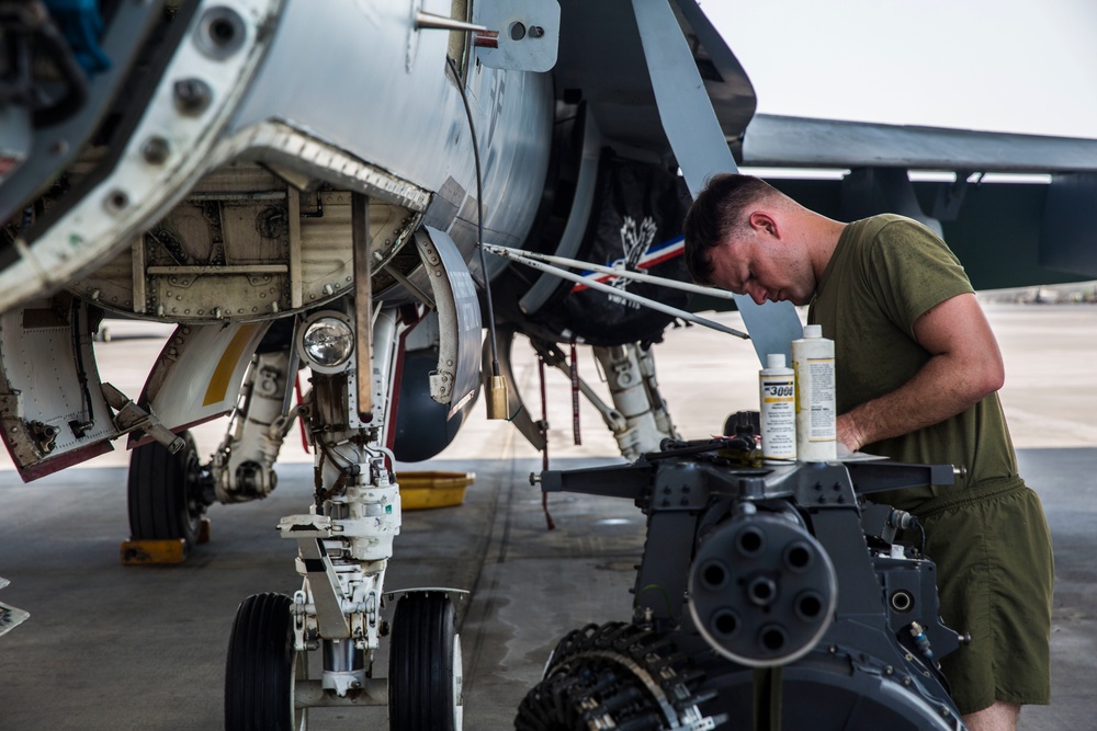 VMFA-115 Ordnance Preparation