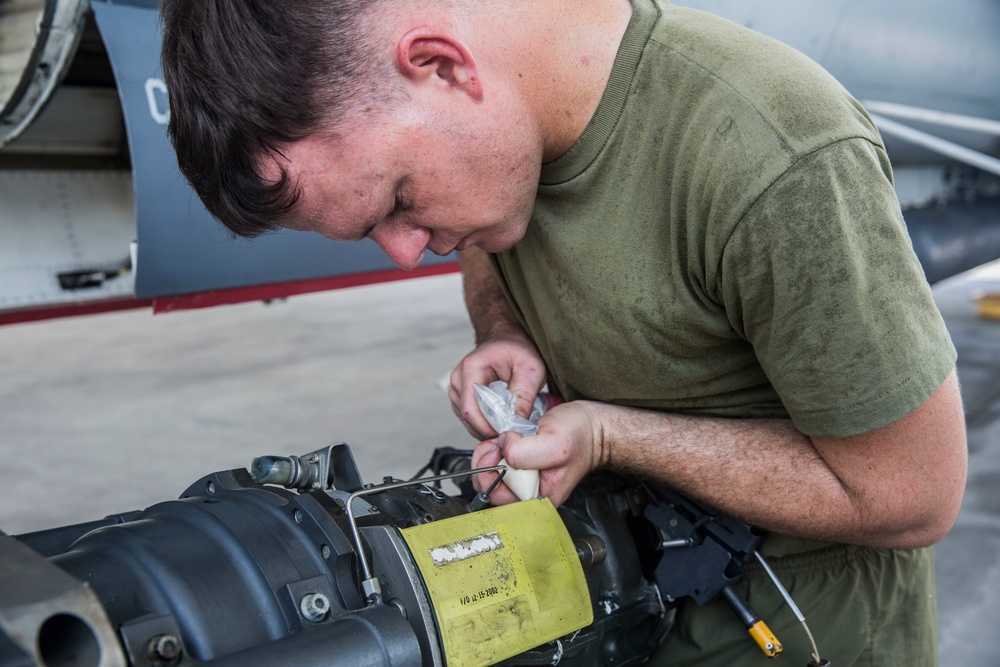 VMFA-115 Ordnance Preparation