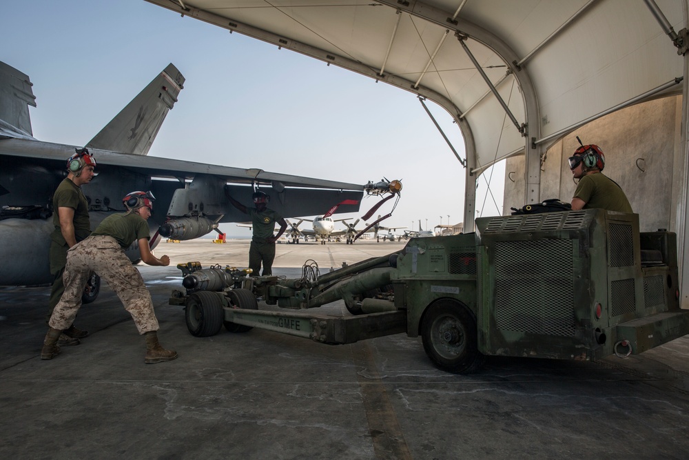 VMFA-115 Ordnance Preparation