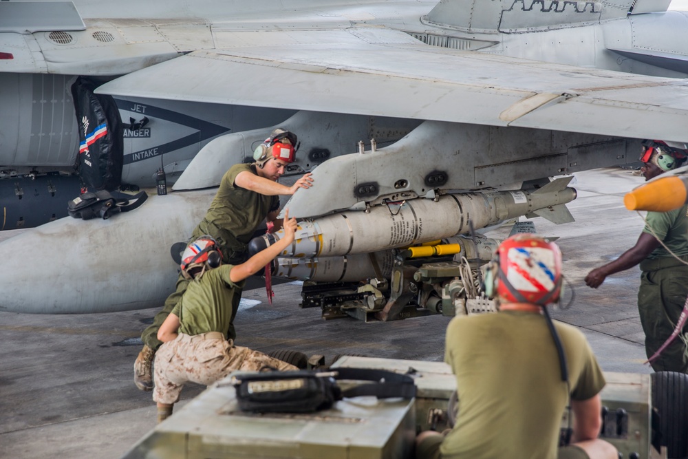 VMFA-115 Ordnance Preparation