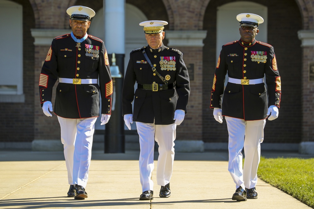 Marine Barracks Washington hosts Sgt. Maj. Canley for MOH Parade