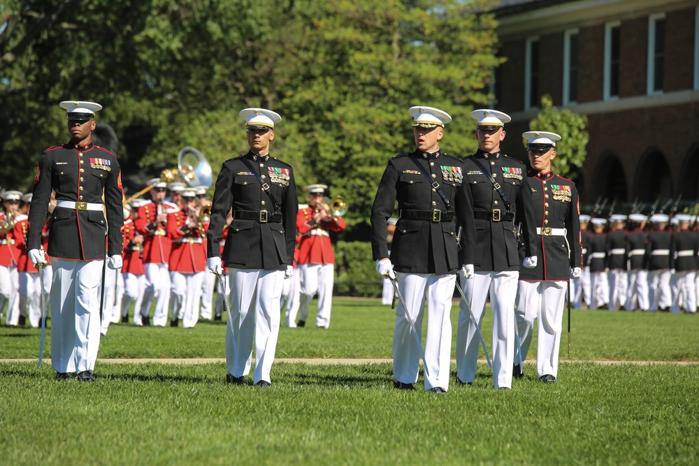 Marine Barracks Washington hosts Sgt. Maj. Canley for MOH Parade