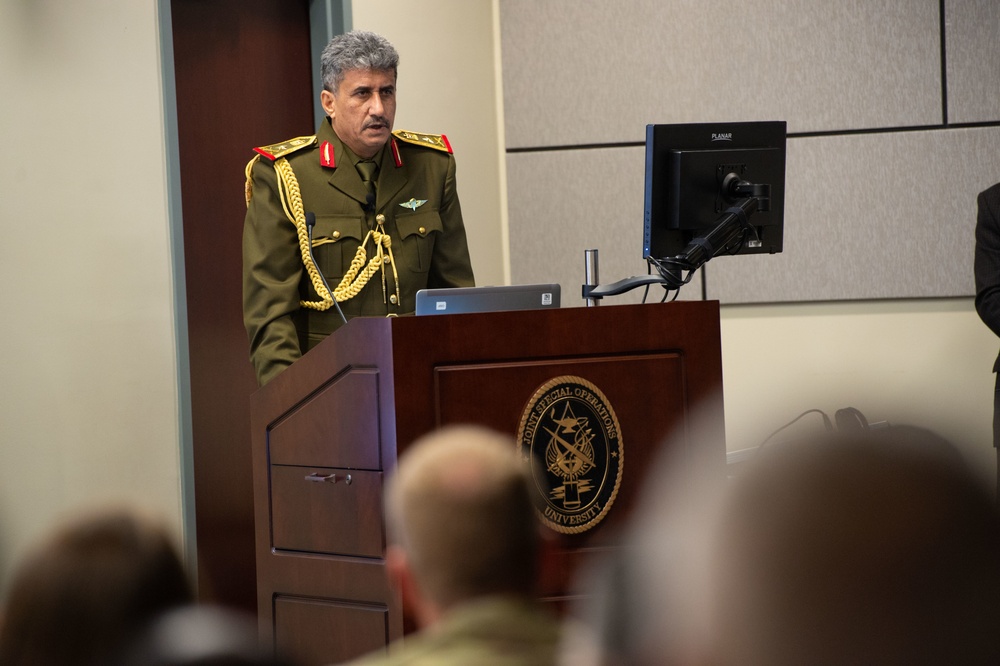 Iraqi counter-terrorism general speaks at JSOU