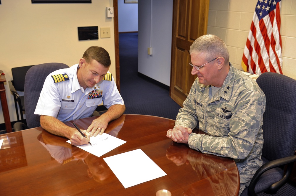 Ohio National Guard, Coast Guard sign first-ever cyber agreement