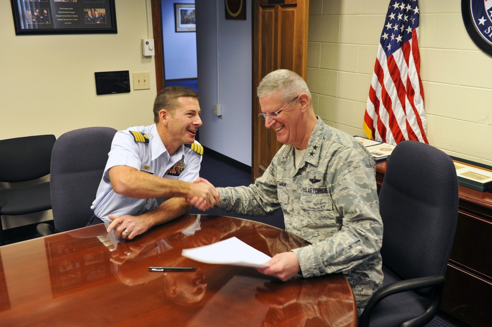 Ohio National Guard, Coast Guard sign first-ever cyber agreement