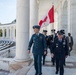 Commander of the Royal Canadian Air Force Lt. Gen. Al Meinzinger Participates in an Air Force Full Honors Wreath-Laying at the Tomb of the Unknown Soldier