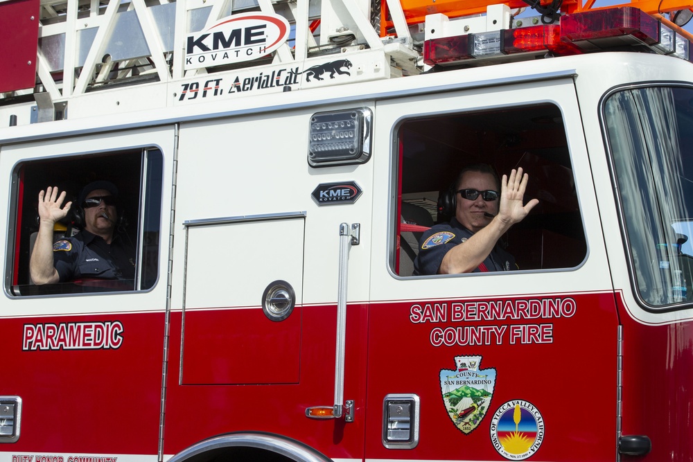 Marines participate in 29 Palms Pioneer Day Parade