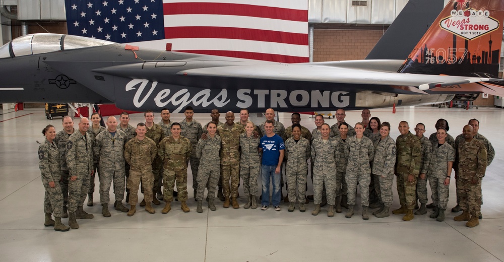 CMSAF Wright visits Nellis AFB