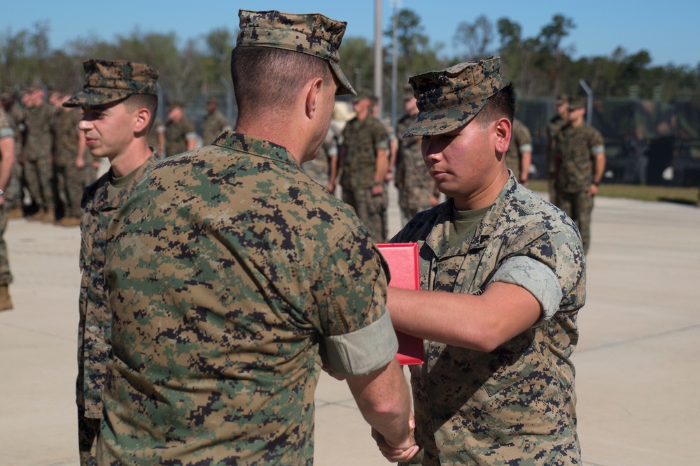 COMMSTRAT Marines Awardees