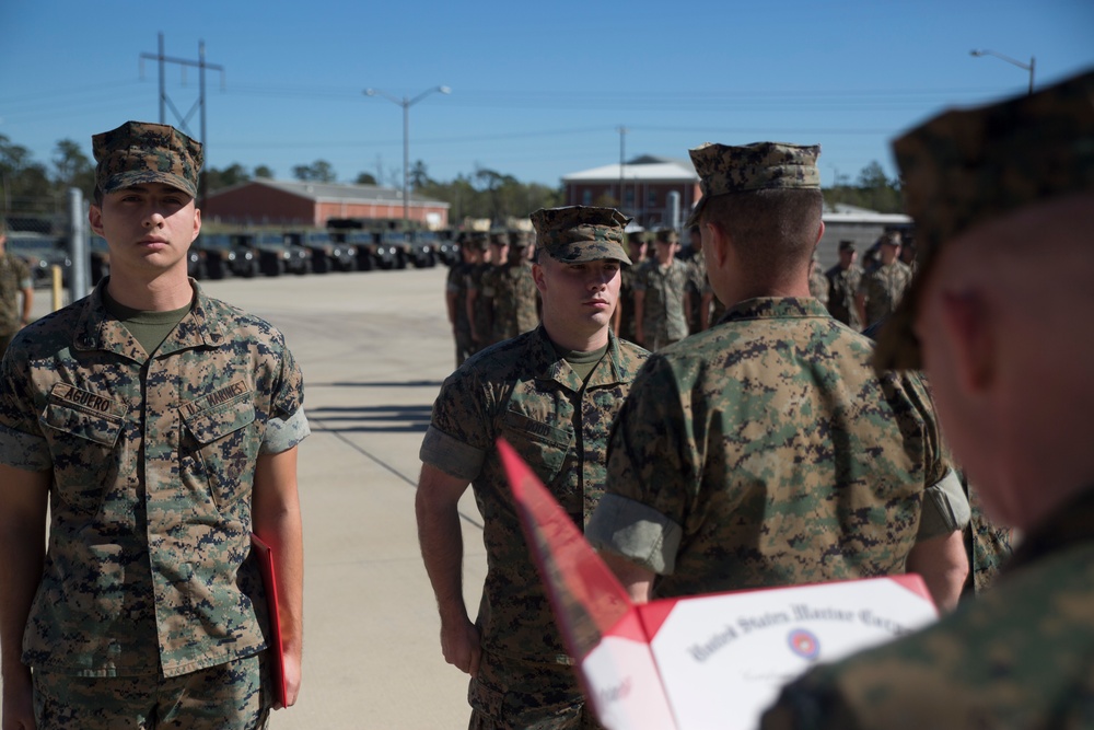 2nd ANGLICO Marines rewarded for post-hurricane relief efforts