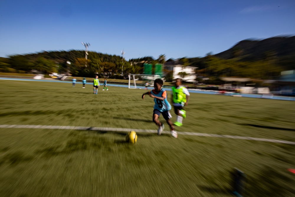 MCCS Iwakuni kicks off U.S. Japan children’s soccer tournament