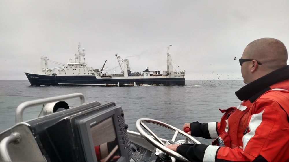 Coast Guard medevacs injured man from commercial fishing vessel Arctic Storm