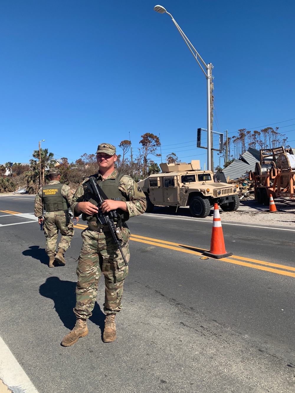 Florida's Infantry Soldiers provide security, peace of mind after Hurricane Michael