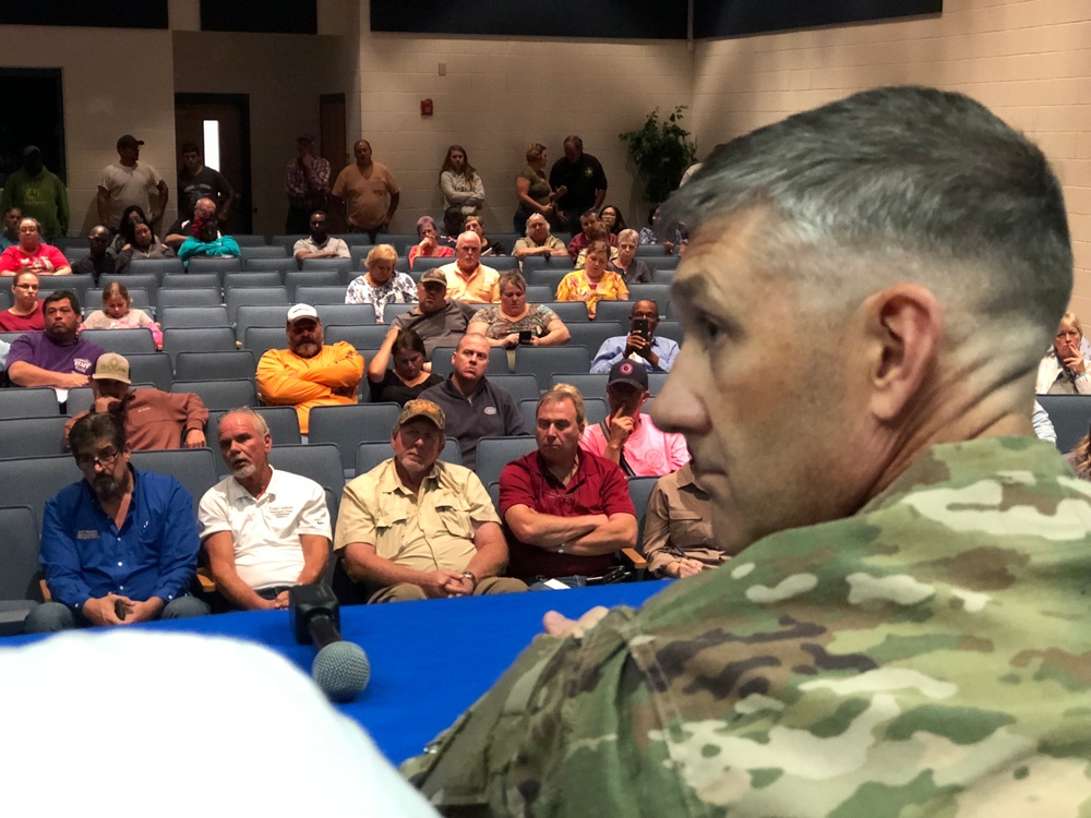 USACE Jacksonville District Commander Attends Vernon Town Hall