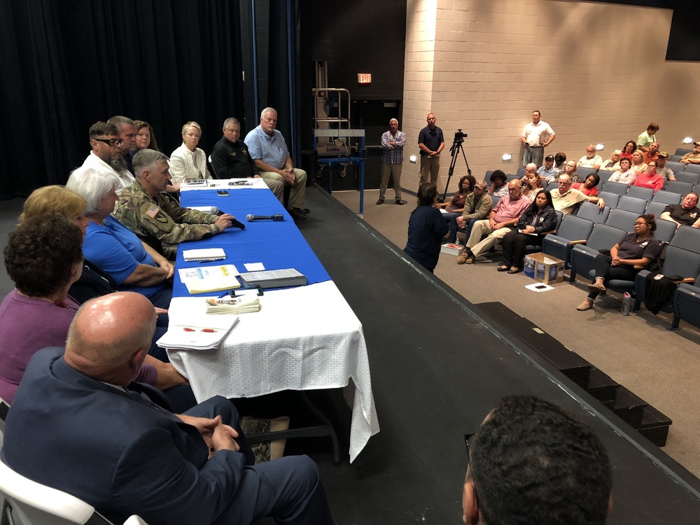 USACE Jacksonville District Commander Attends Vernon Town Hall