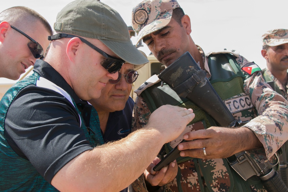 157th Military Engagement Team partner with Jordan Armed Forces