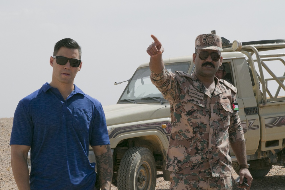 157th Military Engagement Team partners with Jordan Armed Forces